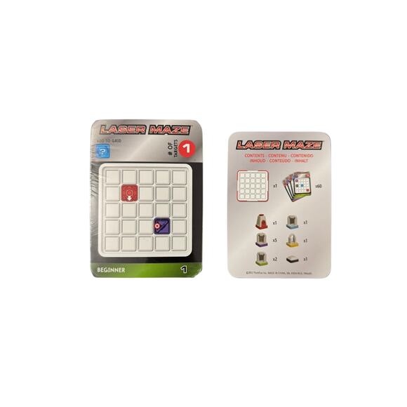 ThinkFun Laser Maze 2012 Puzzle Cards New Sealed Full Set - Picture 3 of 3